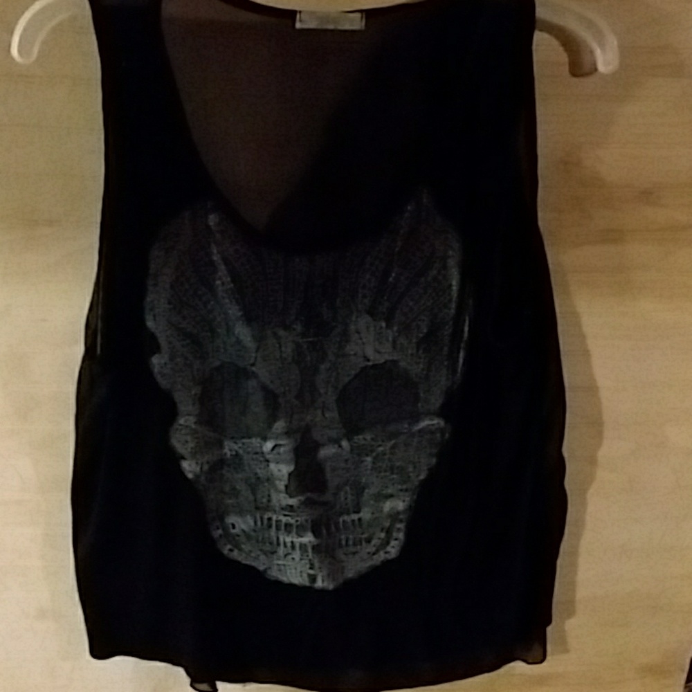 Skull tank top